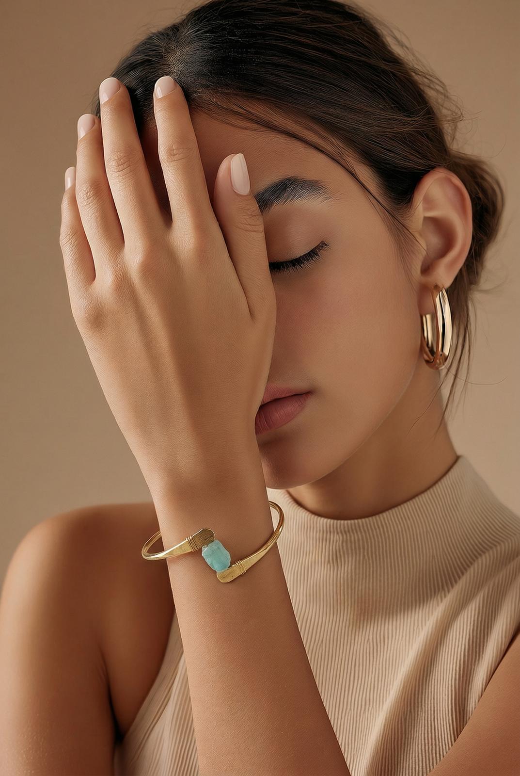 Brazalete agua marina